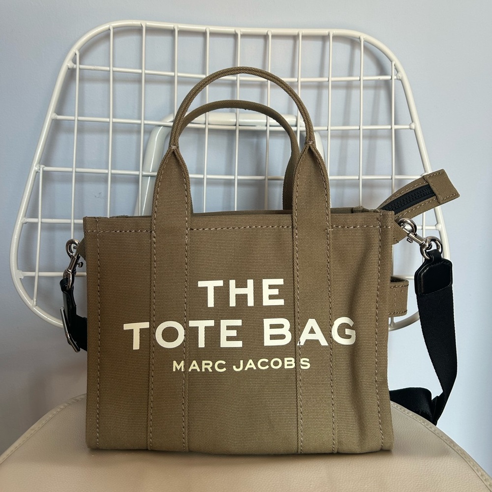 Marc Jacobs The Canvas Small Tote Bag in Slate Green